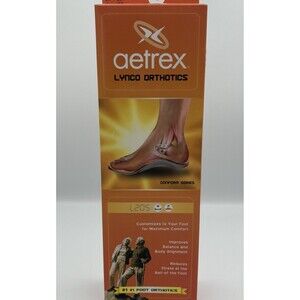 Aetrex Foot Orthotic Insoles L205 Women's Size 7 Cupped Heel Arch Support New